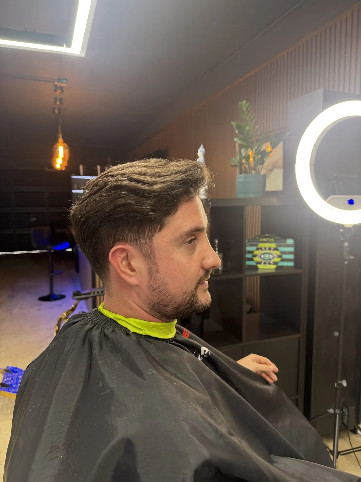 Beard grooming detail at Funking Barber in Hollywood FL